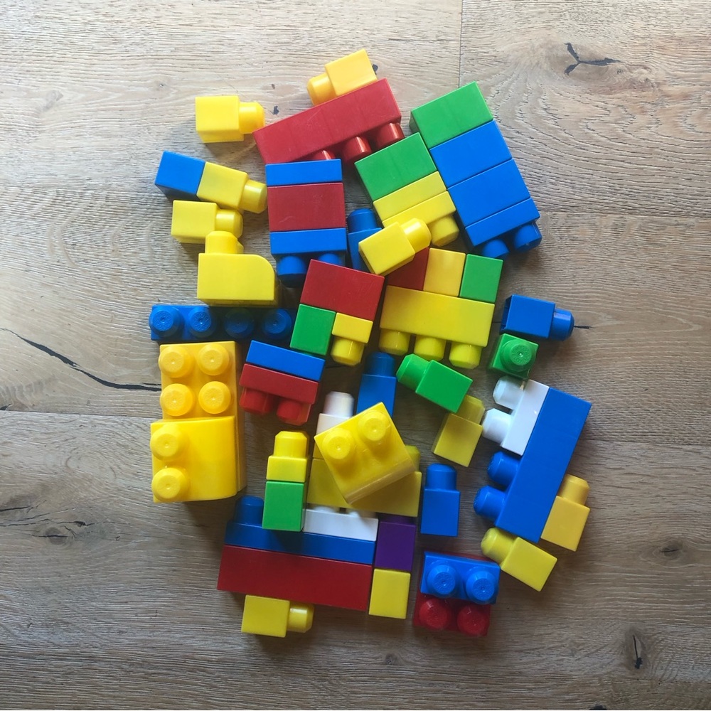 Mega Blocks Building Blocks over 2 pounds price firm!